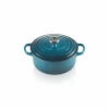 haute qualité Cocotte En Fonte Ronde 20 Cm Deep Teal Le Creuset Signature 8