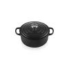Cocotte En Fonte Ronde 20 Cm Noir Mat Le Creuset Signature soldes pas cher 17