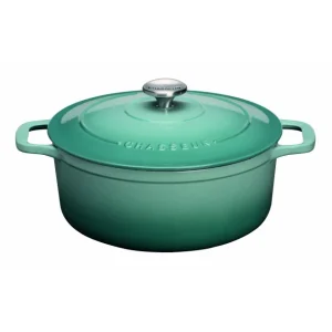Cocotte En Fonte Ronde 20 Cm Quartz Chasseur Neuve avec étiquette 10