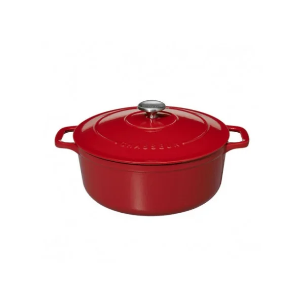 Cocotte En Fonte Ronde 20 Cm Rouge Chasseur se précipiter pour acheter 3