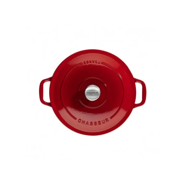 pas cher Cocotte En Fonte Ronde 20 Cm Rubis Chasseur 1