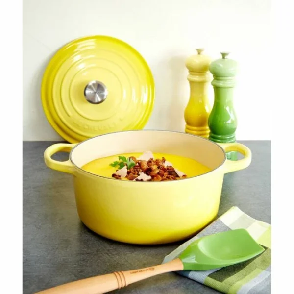 luxe soldes Cocotte En Fonte Ronde 20 Cm Soleil Le Creuset Signature 6