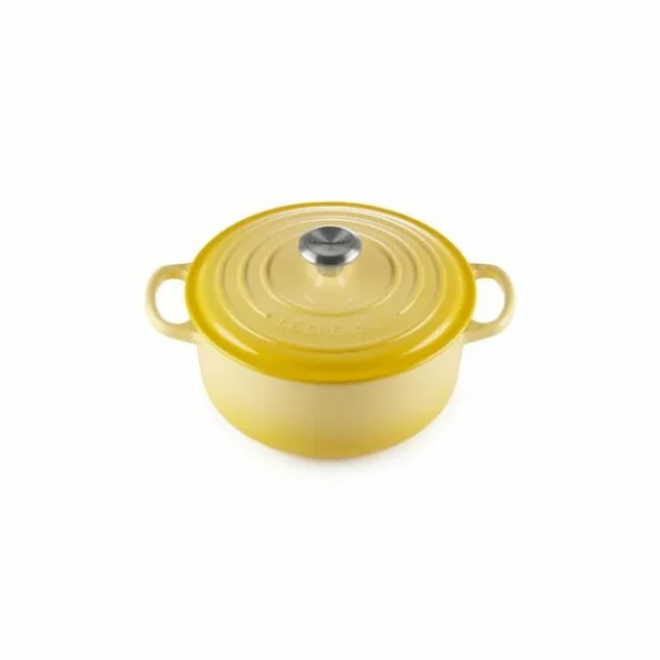 luxe soldes Cocotte En Fonte Ronde 20 Cm Soleil Le Creuset Signature 1