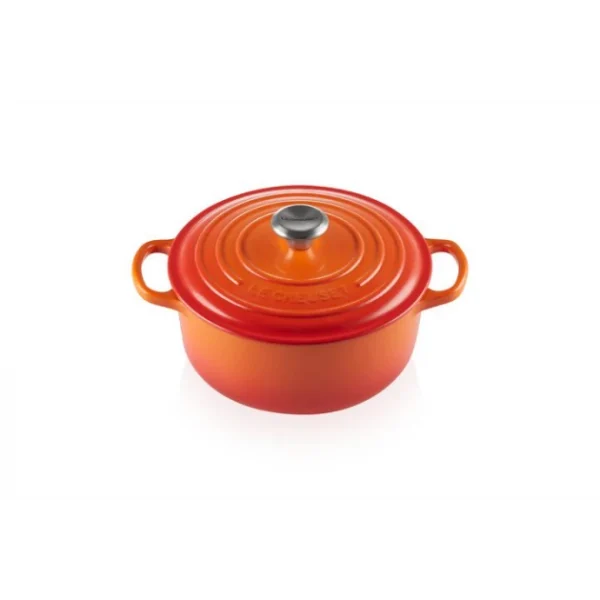 Cocotte En Fonte Ronde 20 Cm Volcanique Le Creuset Signature De Qualité 1