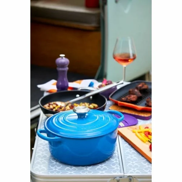 qualité supérieure Cocotte En Fonte Ronde 22 Cm Marseille Le Creuset Signature 6