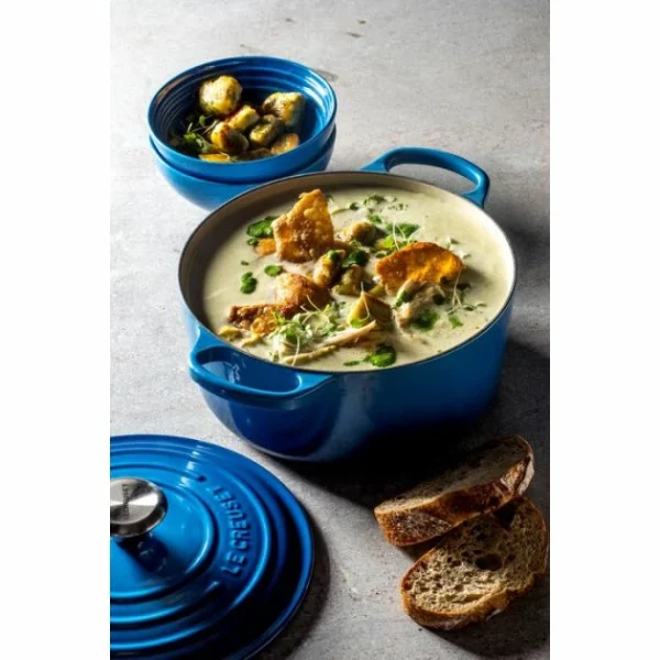 qualité supérieure Cocotte En Fonte Ronde 22 Cm Marseille Le Creuset Signature 7