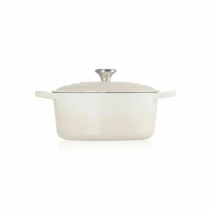 Cocotte En Fonte Ronde 22 Cm Meringue Signature Le Creuset Livraison gratuite 9