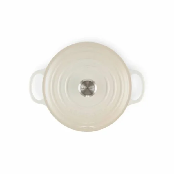 Cocotte En Fonte Ronde 22 Cm Meringue Signature Le Creuset Livraison gratuite 4