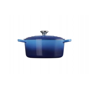 Cocotte En Fonte Ronde 22 Cm Signature Azur Le Creuset Promotio de vente 8