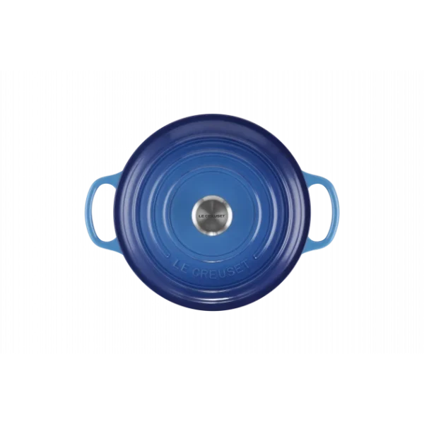 Cocotte En Fonte Ronde 22 Cm Signature Azur Le Creuset Promotio de vente 4