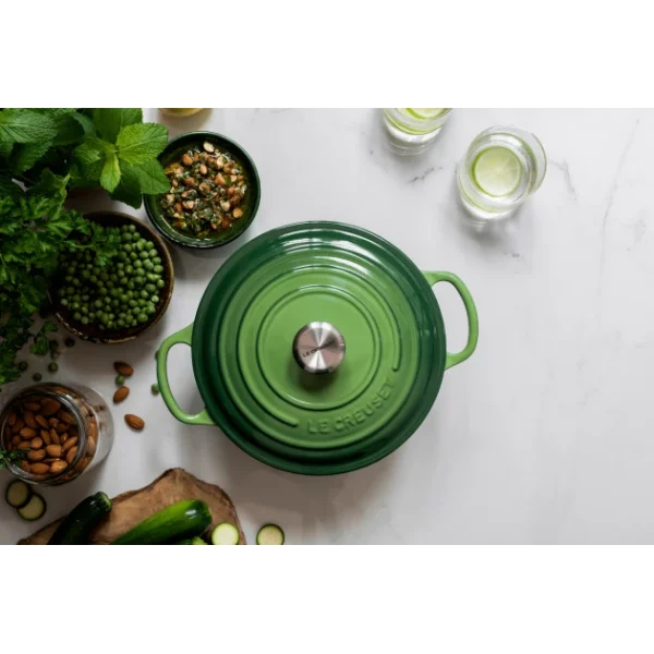 Réductions Cocotte En Fonte Ronde 24 Cm Bamboo Le Creuset Signature 6