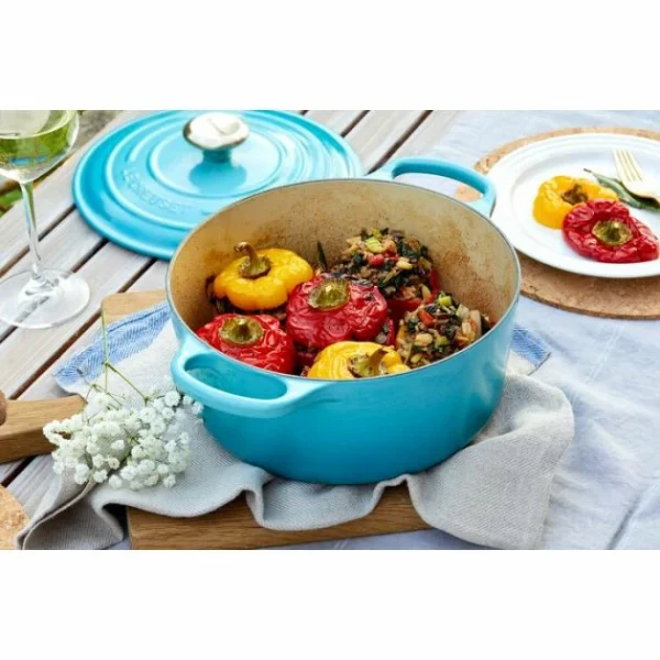 SOLDES TOUT À Cocotte En Fonte Ronde 24 Cm Caraïbes Le Creuset Signature 6