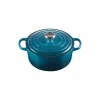 magasin solde Cocotte En Fonte Ronde 24 Cm Deep Teal Le Creuset Signature 17
