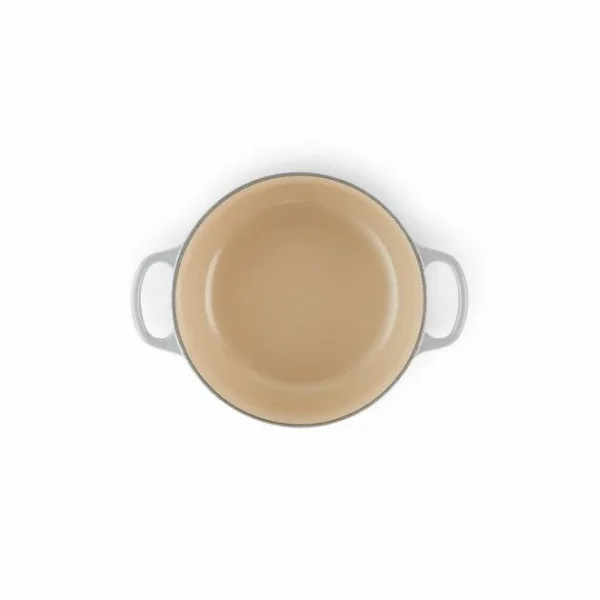 Cocotte En Fonte Ronde 24 Cm Mist Grey Le Creuset Signature en vente 5