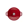 mode Cocotte En Fonte Ronde 24 Cm Rouge Chasseur 17