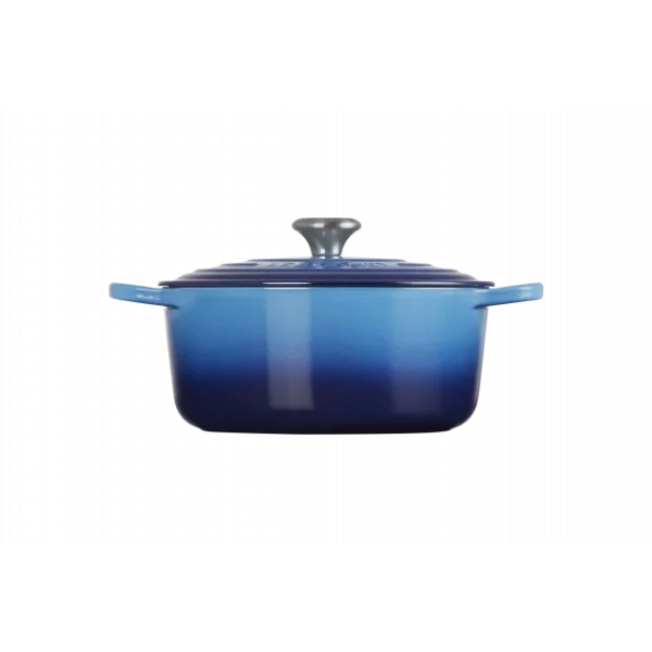marque pas cher en ligne Cocotte En Fonte Ronde 26 Cm Azur Le Creuset Signature 3