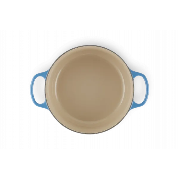 marque pas cher en ligne Cocotte En Fonte Ronde 26 Cm Azur Le Creuset Signature 5