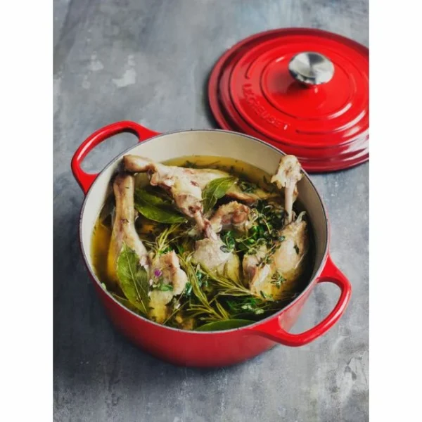 site pas cher Cocotte En Fonte Ronde 28 Cm Cerise Le Creuset Signature 6