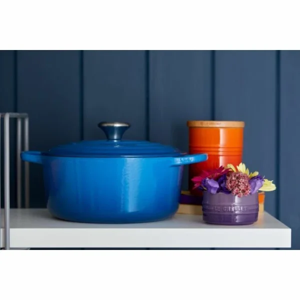 Cocotte En Fonte Ronde 28 Cm Marseille Le Creuset Signature haute qualité 6