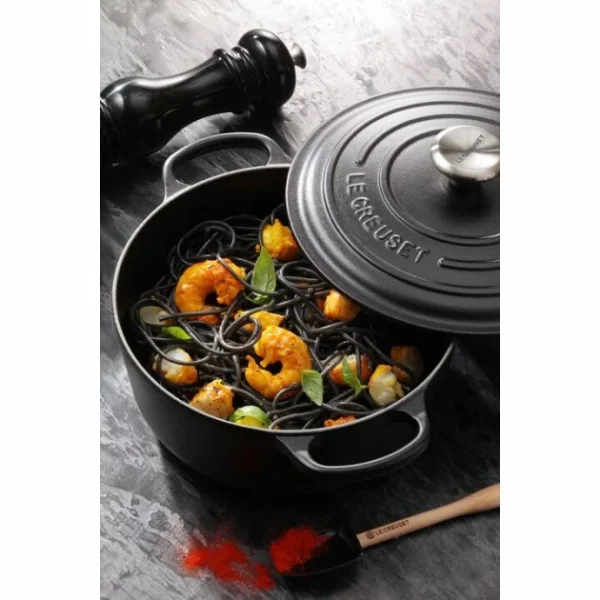 Livraison Standard/Rapide Cocotte En Fonte Ronde 28 Cm Noir Mat Le Creuset Signature 6
