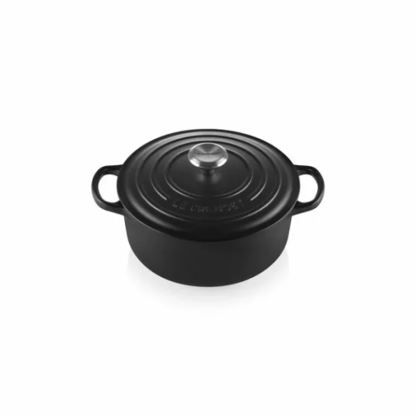 Livraison Standard/Rapide Cocotte En Fonte Ronde 28 Cm Noir Mat Le Creuset Signature 1