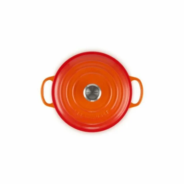 vente à bas prix Cocotte En Fonte Ronde 28 Cm Volcanique Le Creuset Signature 4