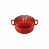 Pas Cher Magasin Soldes Cocotte En Fonte Ronde 30 Cm Cerise Le Creuset Signature 11