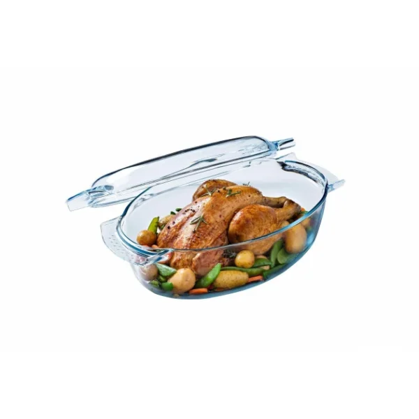 Cocotte En Verre Ovale 38 X 23 Cm 4,5 L Classic Pyrex Nouvelle Collection 3