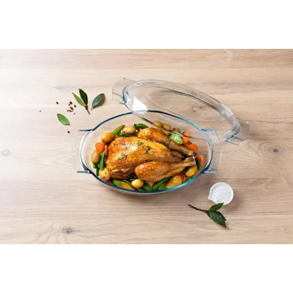 Cocotte En Verre Ovale 38 X 23 Cm 4,5 L Classic Pyrex Nouvelle Collection 4