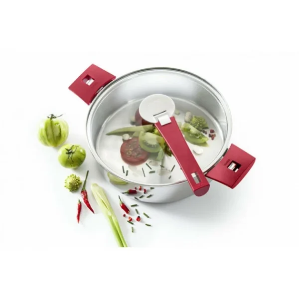 en solde Couvercle En Verre Bombé Platine Ø 26 Cm Cristel 3