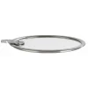 offre spéciale Couvercle Plat En Verre Trempé 28 Cm Strate Amovible Cristel 8