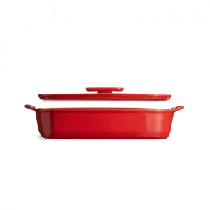 Couvercle Rectangulaire En Céramique Pour Plat à Four 35 X 22 Cm Grand Cru Emile Henry en solde 10