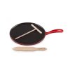 luxe soldes Crêpière Fonte Émaillée 27 Cm Cerise Avec Accessoires Le Creuset 17