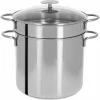 luxe soldes Ensemble Cuiseur à Pâtes Mutine Ø 22 Cm Manche Fixe Inox Cristel 23