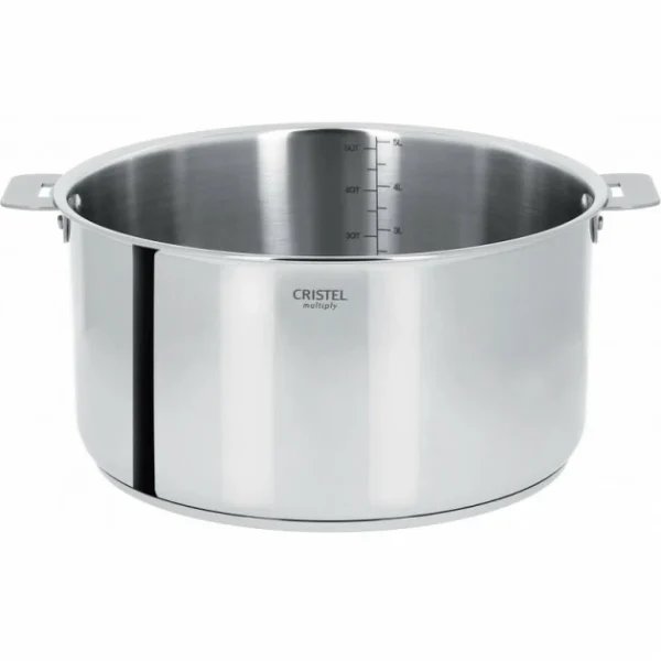 grande surprise Faitout Casteline Ø 22 Cm Manche Amovible Inox Cristel 1
