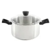 Faitout En Inox Avec Couvercle 24 Cm 5,7 L Expert Touch Pyrex authentiques 10
