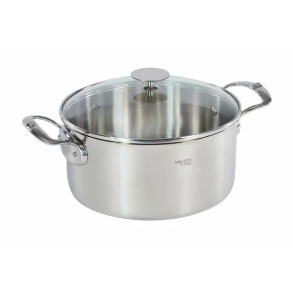 Faitout Inox Avec Couvercle ø24 Cm Milady De Buyer fashioniable 1