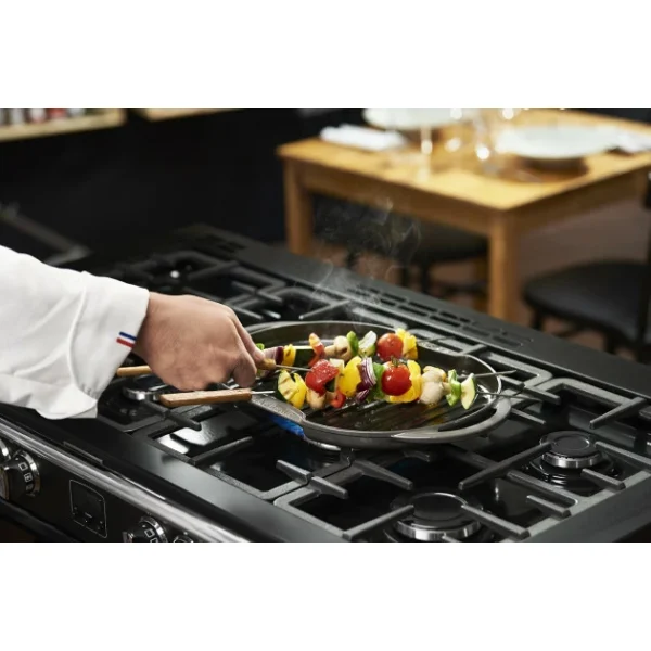 en solde Gril En Fonte Ovale 34 X 18 Cm Noir Mat Chasseur 3