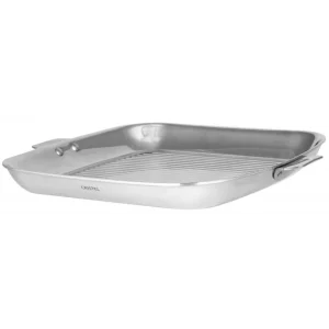 grande marque pas cher Grill Carré Casteline 30 Cm Poignée Amovible Inox Cristel 8
