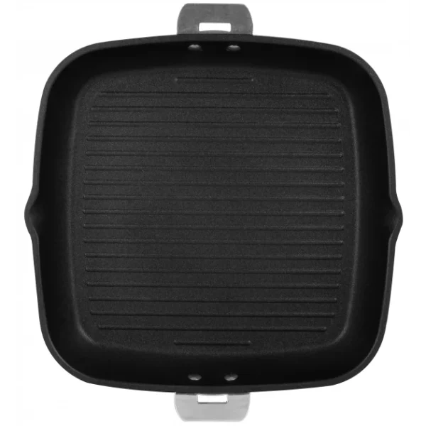 Grill Carré Cookway 28 Cm Poignée Amovible Ultralu Cristel mode 1