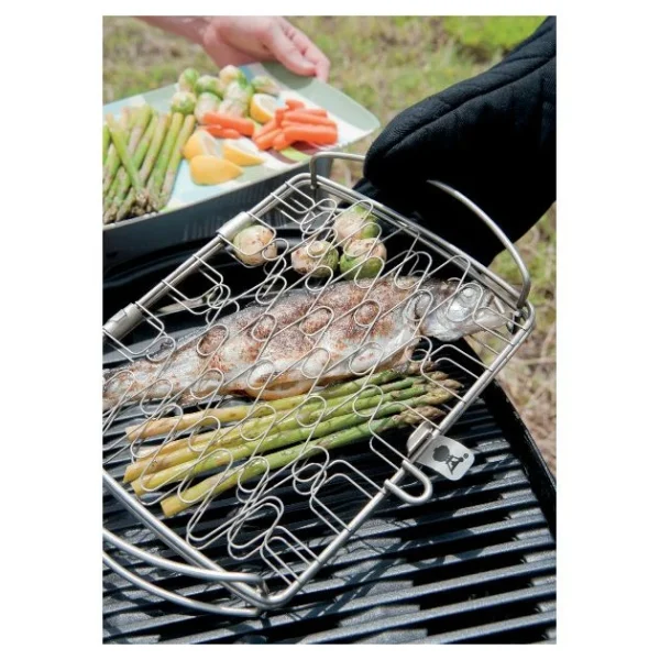 Pas Cher Magasin Soldes Grille Poisson Barbecue Petit Modèle 28 X 21 Cm Weber 3