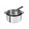 grande popularité Lot De 3 Casseroles Inox Avec Poignée Grise Mutine Amovible Cristel 8