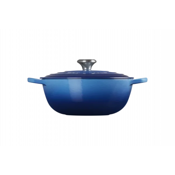 Marmite En Fonte 26 Cm Azur Le Creuset Signature site pas cher 3