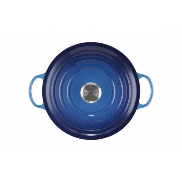 Marmite En Fonte 26 Cm Azur Le Creuset Signature site pas cher 4