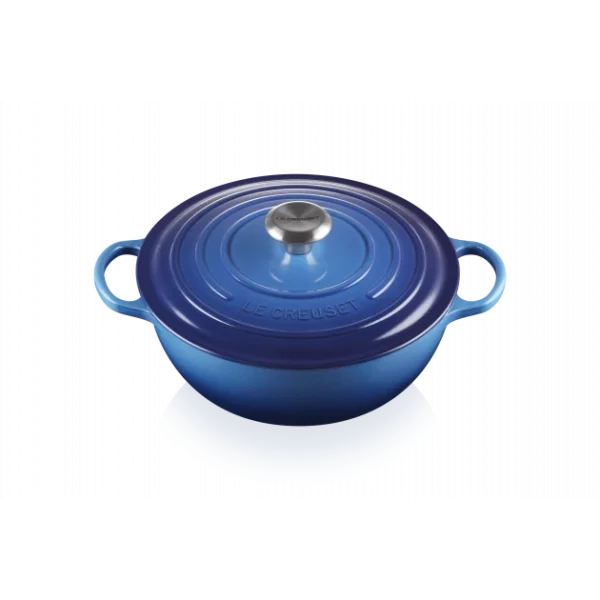 Marmite En Fonte 26 Cm Azur Le Creuset Signature site pas cher 1