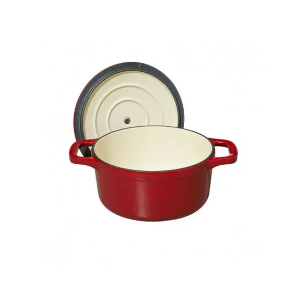 Acheter Mini Cocotte En Fonte Ronde 10 Cm Rouge Chasseur 4