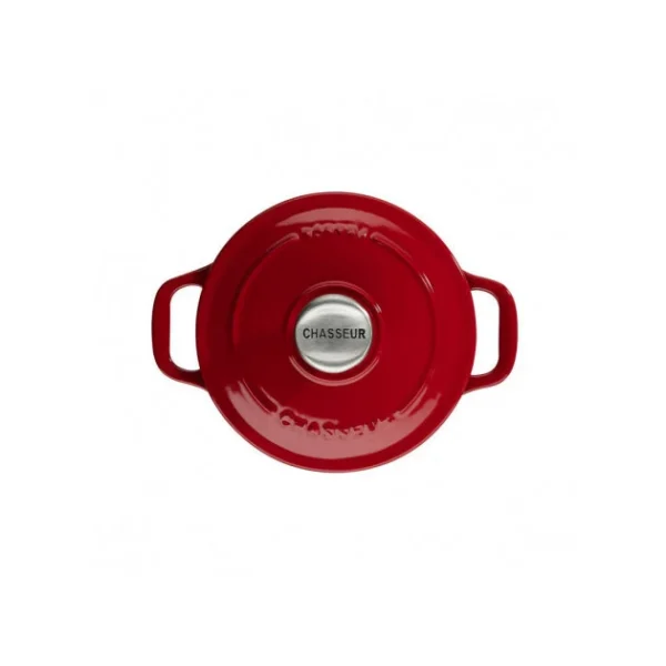 Acheter Mini Cocotte En Fonte Ronde 10 Cm Rouge Chasseur 1