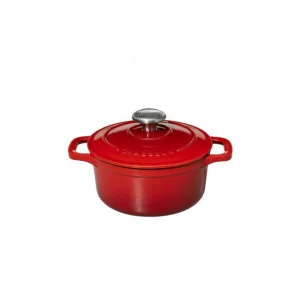 Satisfait ou Remboursé Mini Cocotte En Fonte Ronde 10 Cm Rubis Chasseur 10
