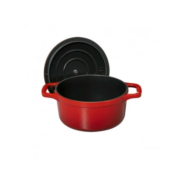 Satisfait ou Remboursé Mini Cocotte En Fonte Ronde 10 Cm Rubis Chasseur 4