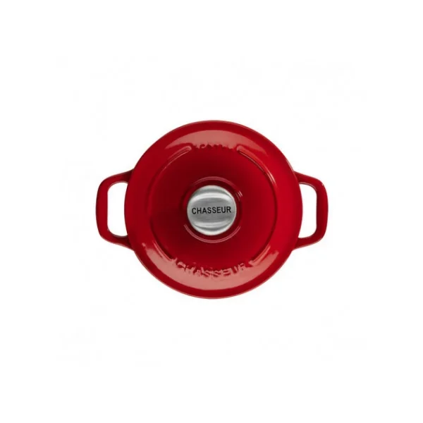 Satisfait ou Remboursé Mini Cocotte En Fonte Ronde 10 Cm Rubis Chasseur 1